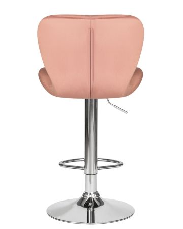 Стул барный BARNY пудрово-розовый велюр MJ9-32