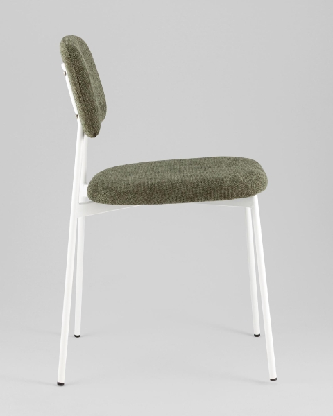 Стул Chao зеленый белые ножки 2 шт.