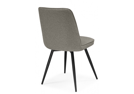 Стул на металлокаркасе Texas 3 поворотный светло-серый, черный