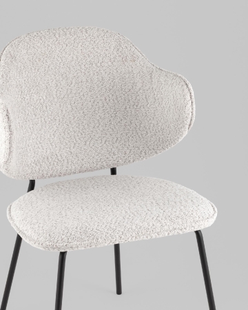 Стул Bellamy букле светло-серый