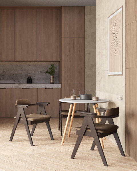 Стул обеденный OLAV кофейный 2 шт. Стул обеденный OLAV кофейный 2 шт.