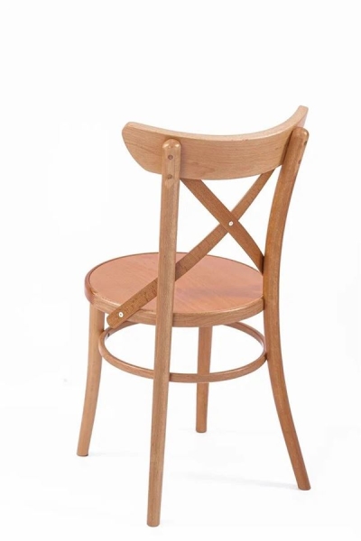 Деревянный стул венский Terra натуральный с твердым сиденьем Деревянный стул венский Terra натуральный с твердым сиденьем