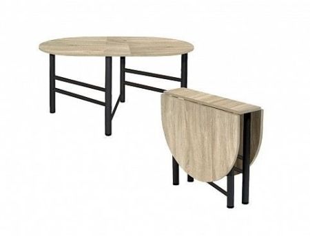 Стол-книжка Рим овал дуб санома