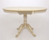 Стол Круглый патина золото, слоновая кость