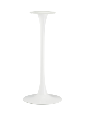 Барный стол Tulip style белый каркас столешница бук