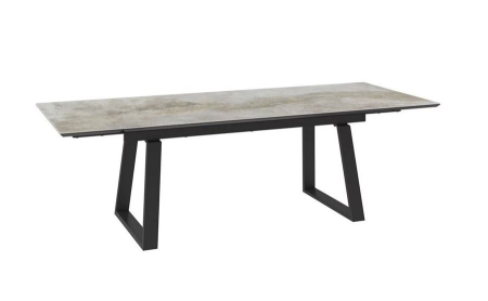 Стол с керамическим покрытием Chelsy-180 (180+45+45)х98 черный