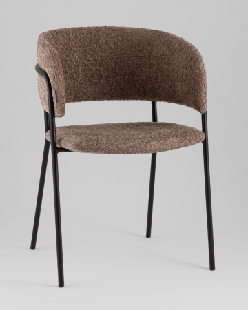 Кресло Нэлли New букле коричневый