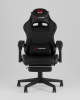 Кресло спортивное Prophet TopChairs с оттоманкой черный