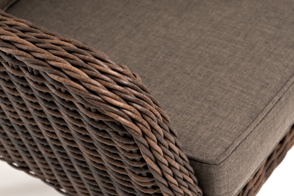 "Прованс" кресло из искусственного ротанга, коричневый