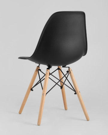 Стул Eames Style DSW черный x4 (разборный каркас)