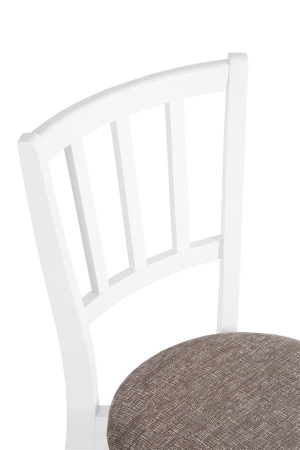 Стул Сальст тон 304 белый, ткань Лайн белый
