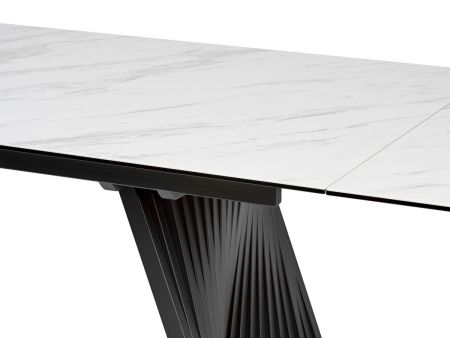Стол IVAR 180 MARBLES KL-99 белый мрамор итальянская керамика