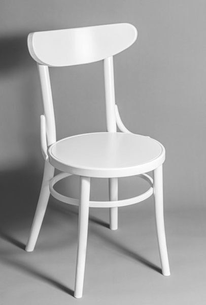 Стул венский Luna белый, жесткое сиденье Стул венский Luna белый, жесткое сиденье
