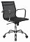 Кресло руководителя Бюрократ CH-993-Low черный M01 сетка низк.спин. крестовина металл хром