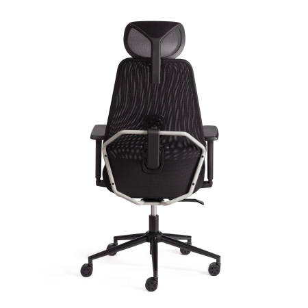 Кресло Matrix черный, ткань, металл, пластик, мягкое сиденье, с подлокотниками