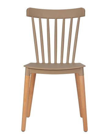 Набор 4 шт Стул обеденный THEO, ножки светлый бук бежевый (GR-03)