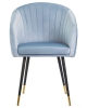 Стул обеденный MARY серо-голубой велюр 1922-6