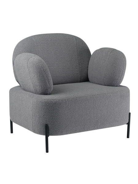 Кресло Джой экомех серый HUSH 994