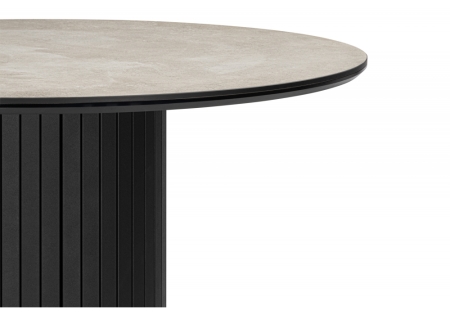 Керамический стол Гравент 110 avenue grey sahara, черный