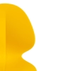Стул EBAY желтый, металл и пластик, твердое сиденье, без подлокотников