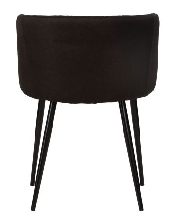 Стул обеденный ALINA черная ткань LAR-106D-28