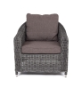 "Кон Панна" кресло из искусственного ротанга, графит