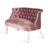 Диван Бархат эмаль белая, 24 - розовый