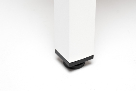 "Канны" журнальный столик из HPL 90х60, H40, каркас белый, столешницы серый гранит