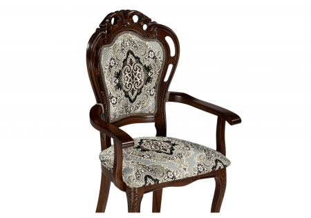 Стул деревянный Bronte муса черная вишня, патина