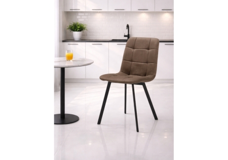 Стул на металлокаркасе Чилли коричневый, черный