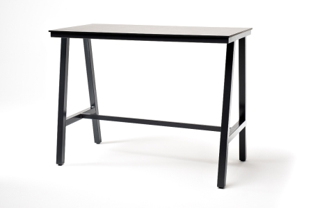 "Рио" стол барный из HPL 140х70 см, H110, столешницы серый гранит