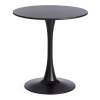 Стол TULIP 70 (46) металл, МДФ, 70x70x75 см, черный