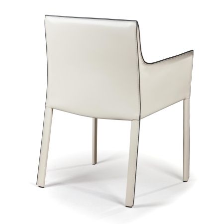 Стул с подлокотниками Barrie кожа бежевый Стул с подлокотниками Barrie кожа бежевый