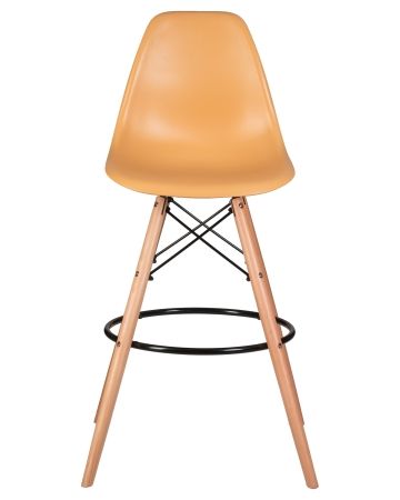 Стул барный DSW BAR ножки светлый бук персиковый NX-Y-06