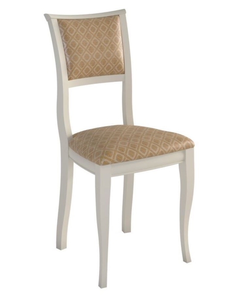 Обеденная группа стол Эгина + стул Кентавр 4 шт. эмаль 11, ткань стула Santa Beige Обеденная группа стол Эгина + стул Кентавр 4 шт. эмаль 11, ткань стула Santa Beige