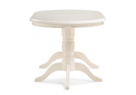 Стол деревянный Эвклаз овальный бежевый