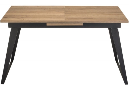 Стол Кхал галифакс графит, натуральный