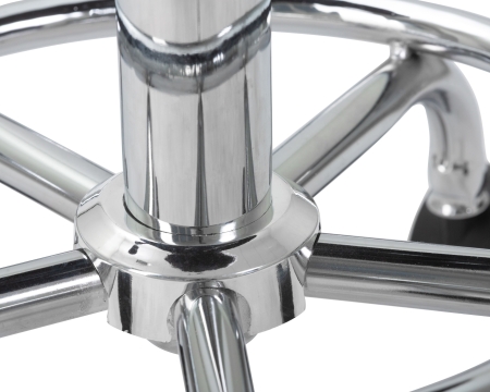 Табурет мастера BILLY черный, хромированный