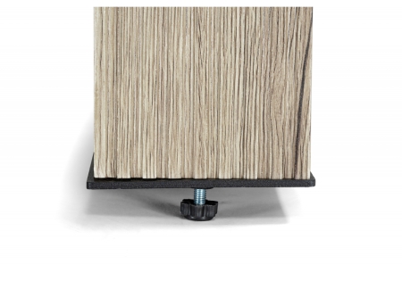 Керамический стол Бернардо 180x90 черный мрамор, дуб монтана