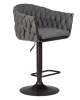 Стул барный LEON графитовая ткань LAR-275-21