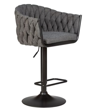 Стул барный LEON графитовая ткань LAR-275-21