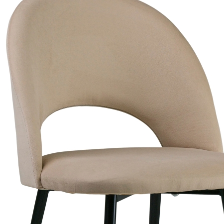 Стул Джексон бежевый велюр velutto 18