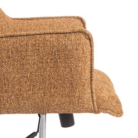 Кресло Lutz/Луц хром светло-коричневый