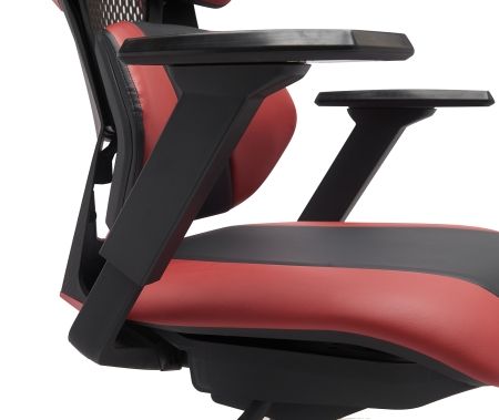 Стул для геймера Tiger экокожа красный