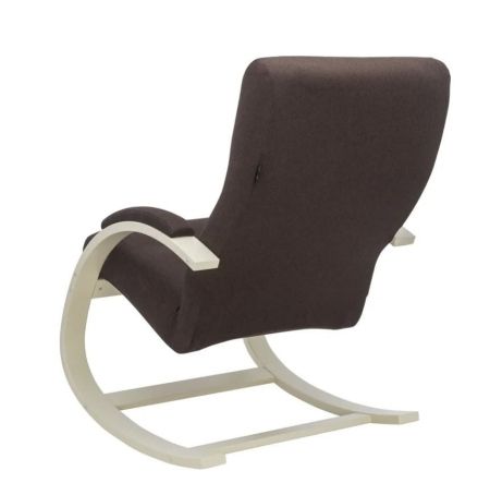 Кресло-качалка Милано слоновая кость и ткань мальмо 28