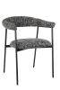 Стул обеденный Toko черно-белый