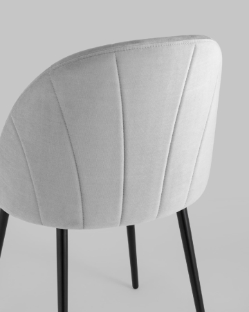 Стул Логан NEW велюр светло-серый 2 шт.