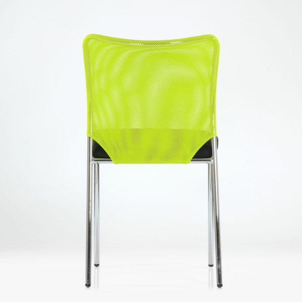 Стул офисный K-26 черно-зеленый