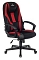 Кресло игровое Zombie 9 черный/красный текстиль/эко.кожа крестовина пластик