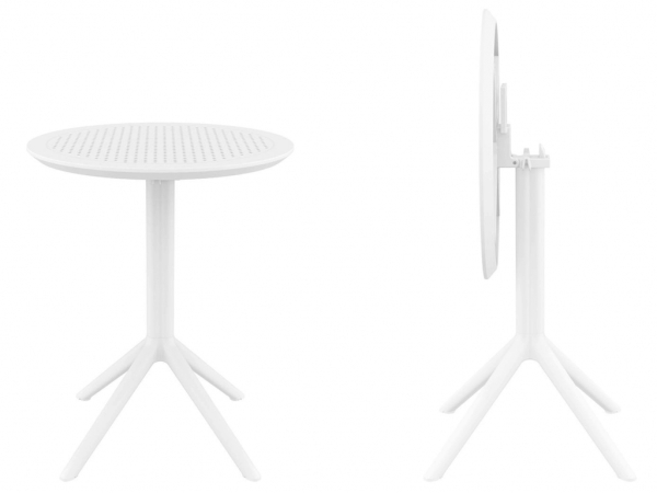 Стол пластиковый складной Siesta Contract Sky Folding Table Ø60 Стол пластиковый складной Siesta Contract Sky Folding Table Ø60